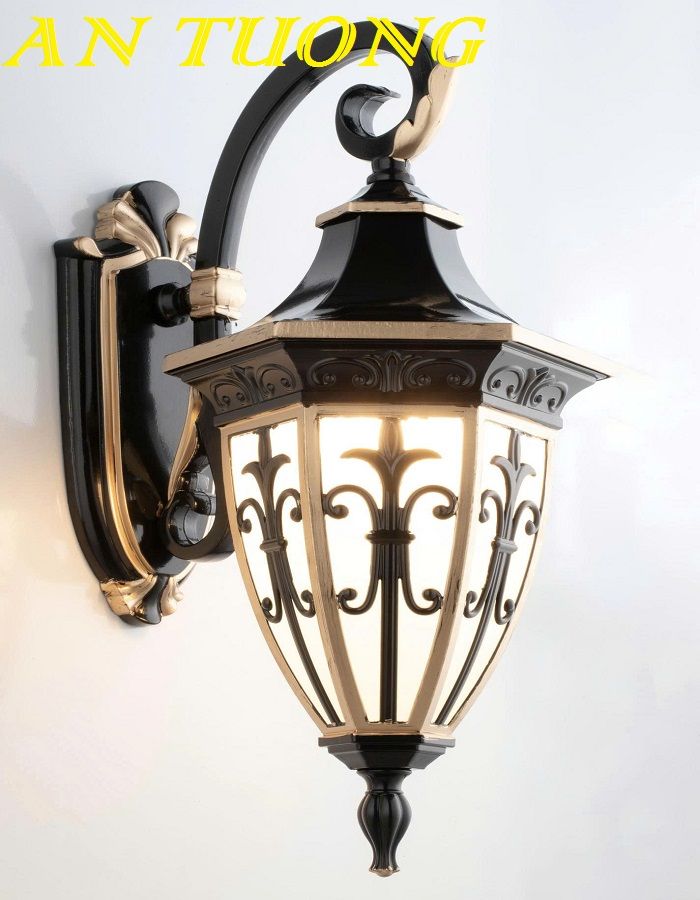 Đèn tường cổ điển ngoài trời trang trí ngoài nhà chống nước 090