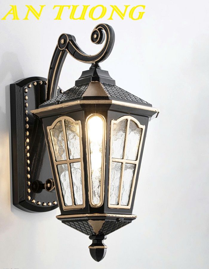 Đèn tường cổ điển ngoài trời trang trí ngoài nhà chống nước 091