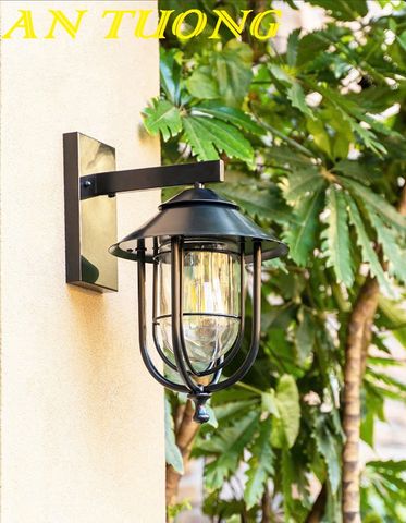 Đèn tường cổ điển ngoài trời trang trí ngoài nhà chống nước