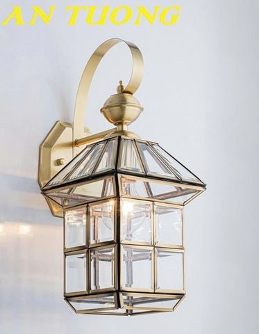 Đèn tường cổ điển ngoài trời trang trí hàng rào sân vườn