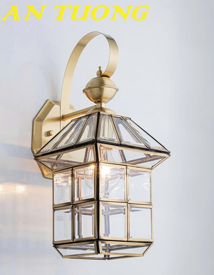 Đèn tường cổ điển ngoài trời trang trí hàng rào sân vườn 0142