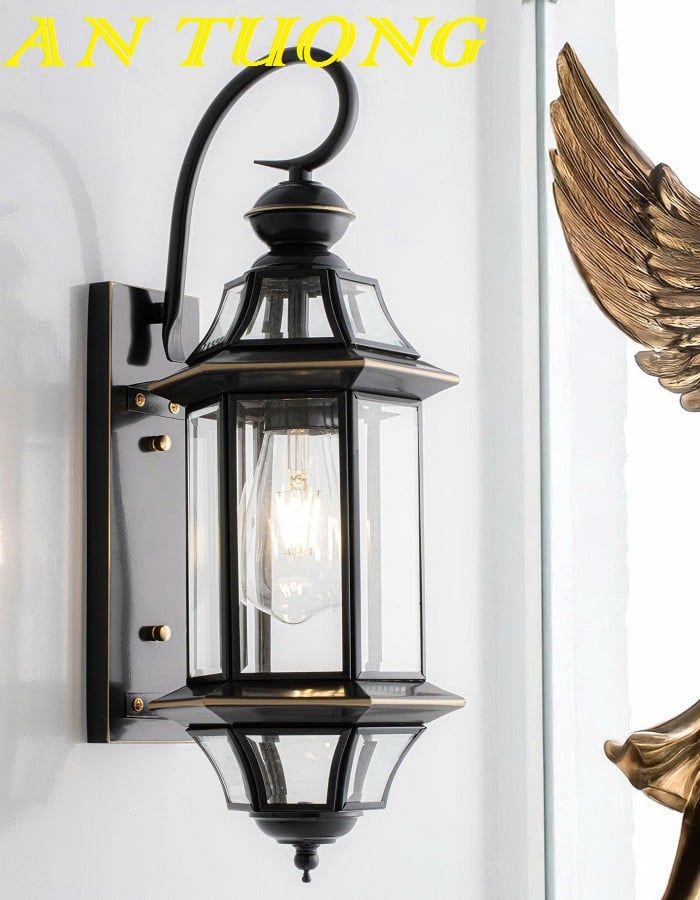 Đèn tường cổ điển ngoài trời trang trí hàng rào sân vườn 0143
