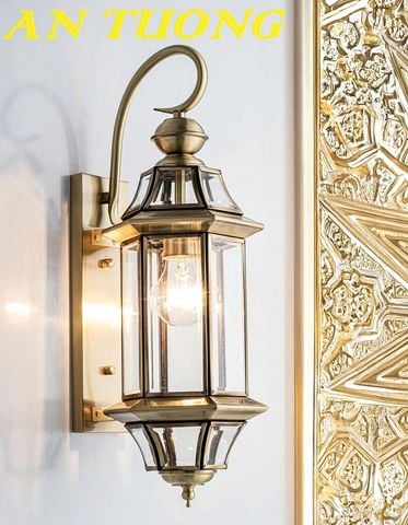 Đèn tường cổ điển ngoài trời trang trí hàng rào sân vườn