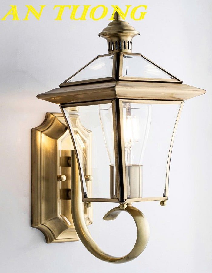 Đèn tường cổ điển ngoài trời trang trí hàng rào sân vườn 0146