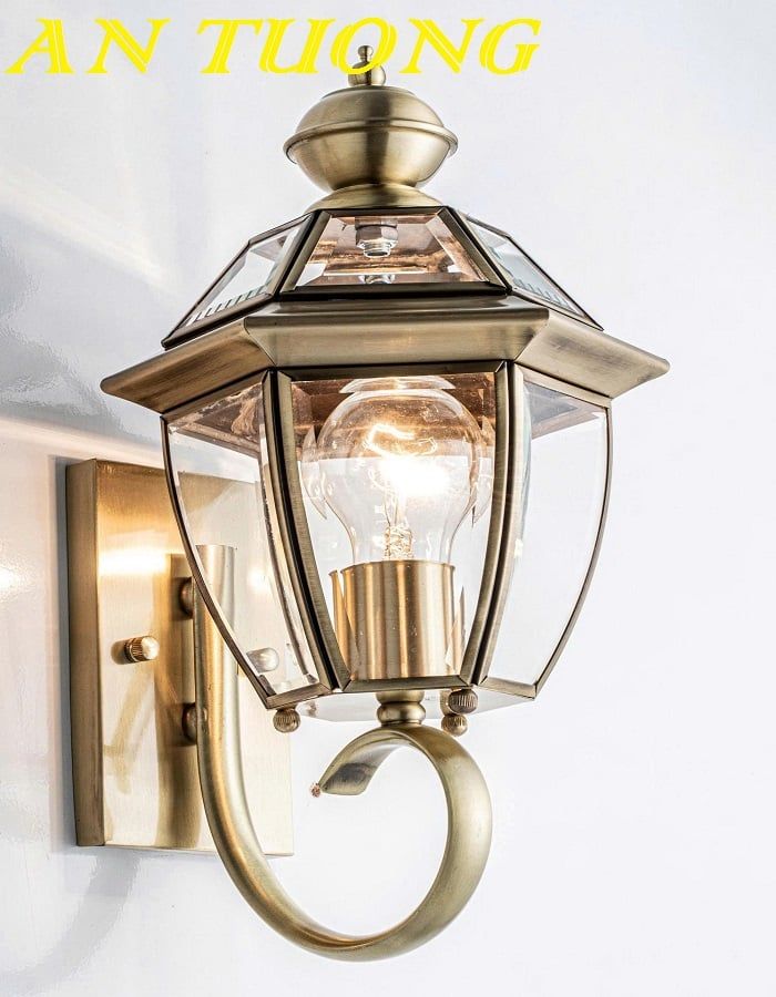 Đèn tường cổ điển ngoài trời trang trí hàng rào sân vườn 0147