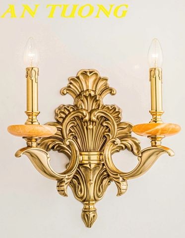 Đèn tường bằng đồng cổ điển cao cấp trang trí nội thất biệt thự