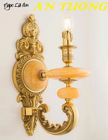 Đèn tường bằng đồng cổ điển cao cấp trang trí nội thất biệt thự