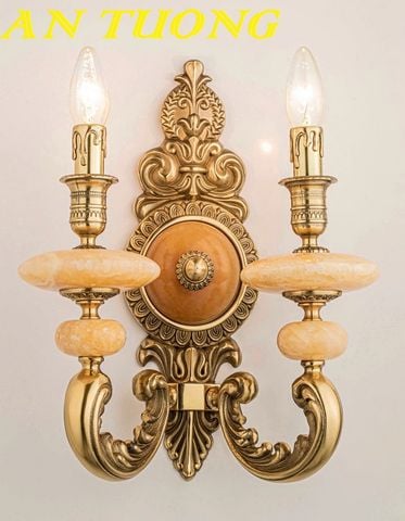 Đèn tường bằng đồng cổ điển cao cấp trang trí nội thất biệt thự