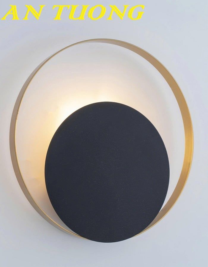 Đèn tường hình tròn trang trí decor phong cách wabi sabi 012