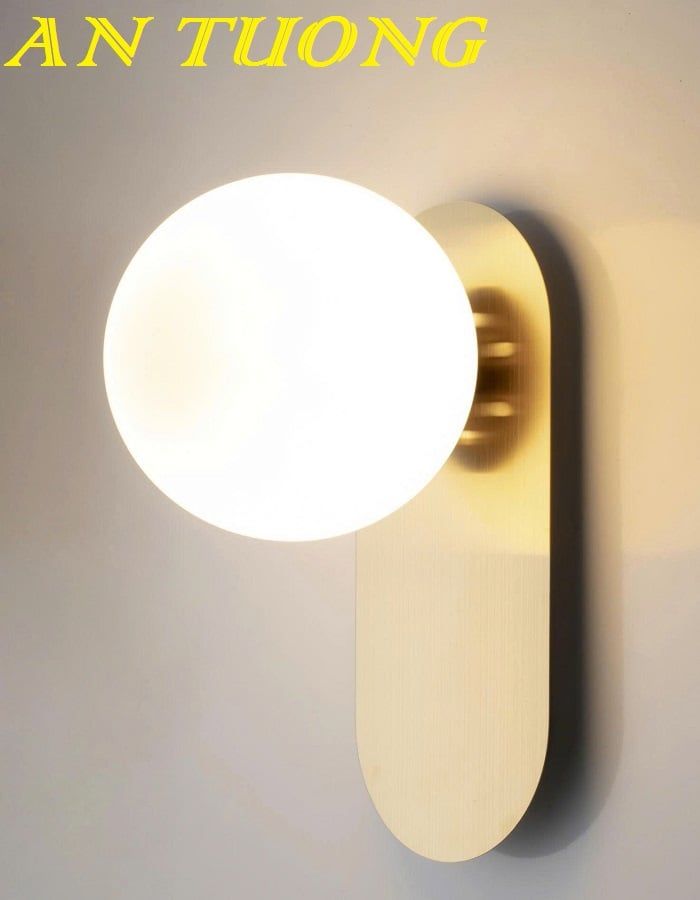 Đèn tường hình tròn trang trí decor phong cách wabi sabi 020