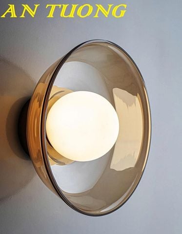 Đèn tường hình tròn trang trí decor phong cách wabi sabi