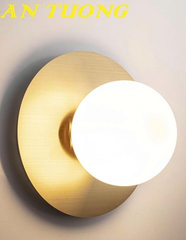 Đèn tường hình tròn trang trí decor phong cách wabi sabi