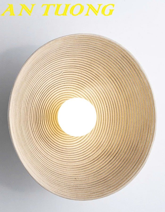 Đèn tường hình tròn trang trí decor phong cách wabi sabi 023