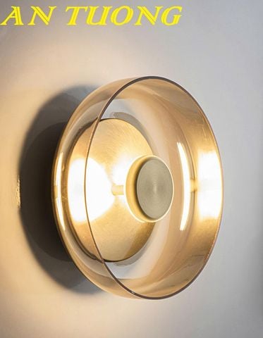 Đèn tường hình tròn trang trí decor phong cách wabi sabi