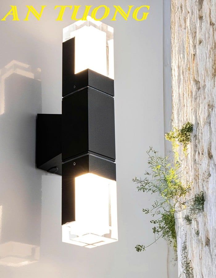 Đèn tường LED trang trí ngoại thất tường rào sân vườn ngoài trời 071