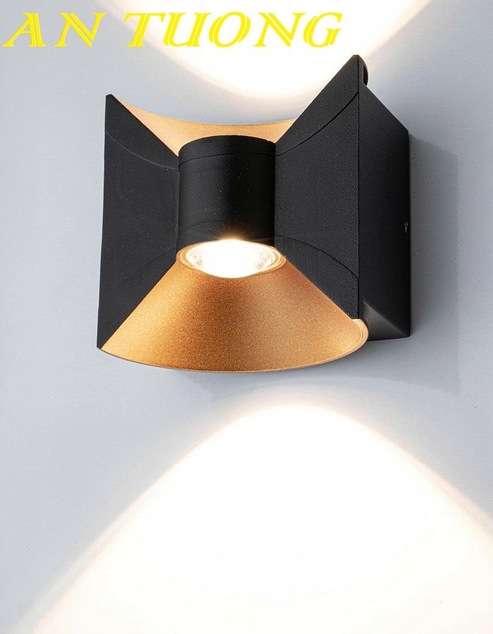 Đèn tường LED trang trí ngoại thất tường rào sân vườn ngoài trời 073