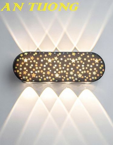  Đèn tường LED trang trí ngoại thất tường rào sân vườn ngoài trời 075 