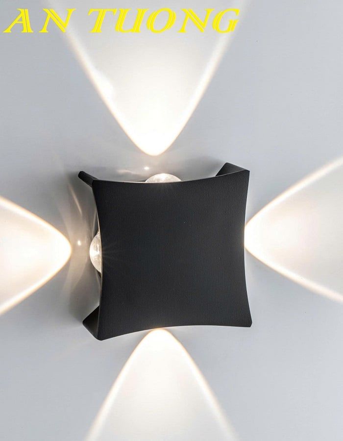 Đèn tường LED trang trí ngoại thất tường rào sân vườn ngoài trời 076