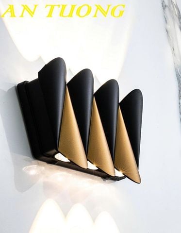  Đèn tường LED trang trí ngoại thất tường rào sân vườn ngoài trời 077 