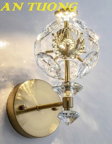 Đèn tường pha lê đẹp hiện đại decor trang trí nội thất