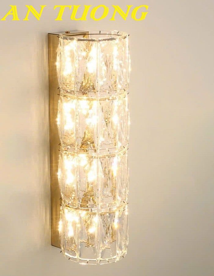Đèn tường pha lê đẹp hiện đại decor trang trí nội thất 041