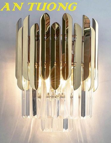 Đèn tường pha lê đẹp hiện đại decor trang trí nội thất