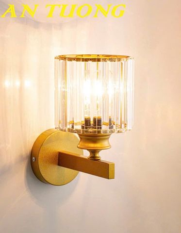 Đèn tường pha lê đẹp hiện đại decor trang trí nội thất