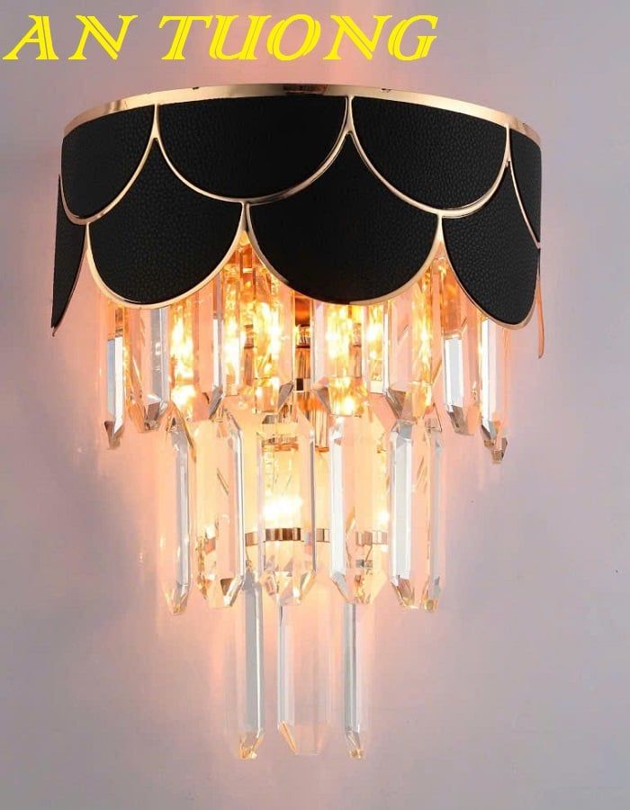Đèn tường pha lê đẹp hiện đại decor trang trí nội thất 059