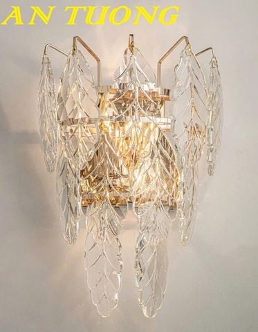 Đèn tường pha lê đẹp hiện đại decor trang trí nội thất
