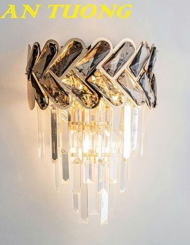 Đèn tường pha lê đẹp hiện đại decor trang trí nội thất