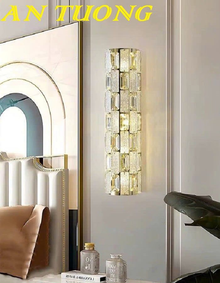 Đèn tường pha lê đẹp hiện đại decor trang trí nội thất 078