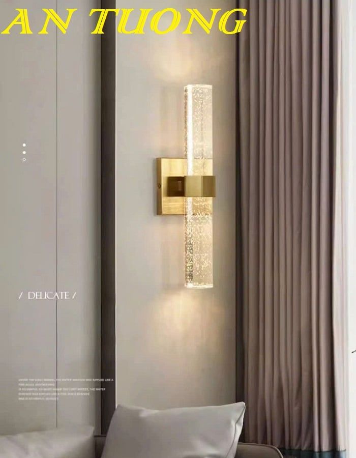 Đèn tường pha lê đẹp hiện đại decor trang trí nội thất 079