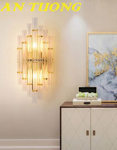 Đèn tường pha lê đẹp hiện đại decor trang trí nội thất