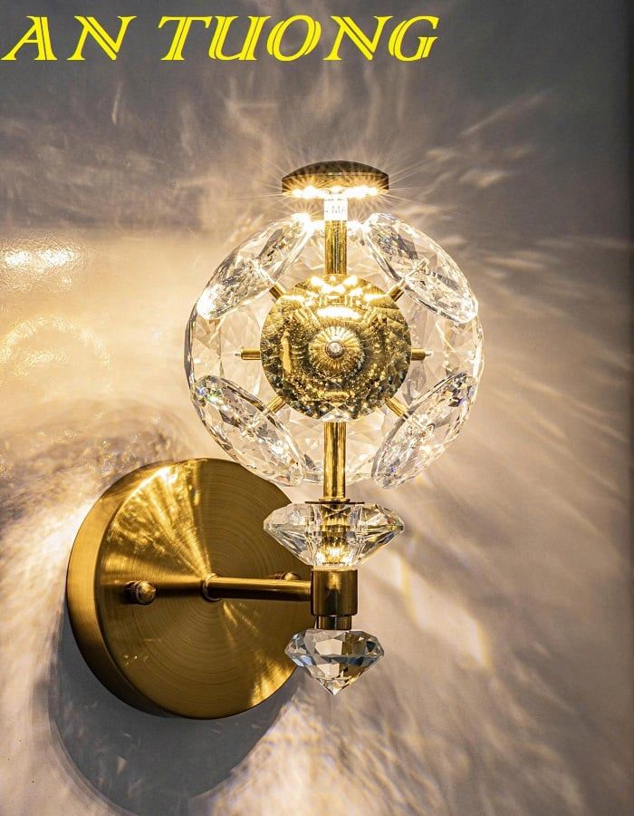 Đèn tường trang trí đẹp gắn tường phòng khách, phòng ngủ hiện đại 065