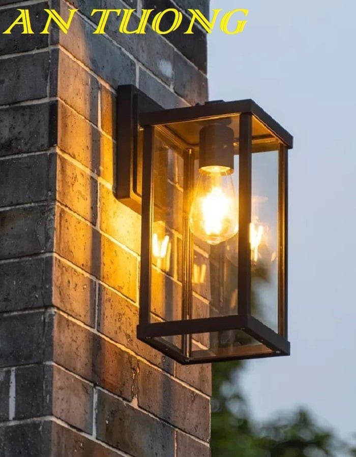 Đèn tường trang trí hàng rào sân vườn ngoài trời chống nước đẹp 057