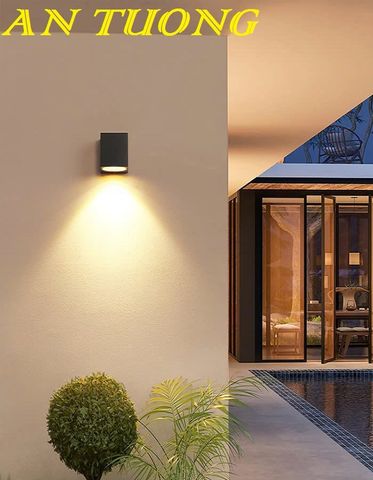Đèn tường trang trí ngoài trời chống nước đèn rọi xuống