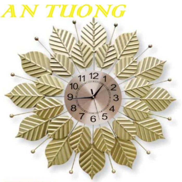 Đồng hồ treo tường trang trí phòng khách đẹp 013