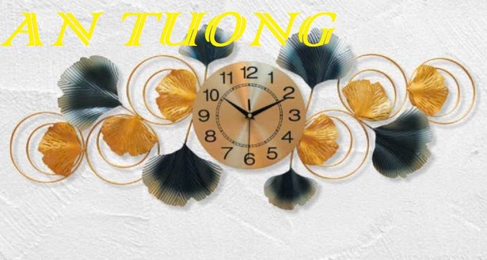 Đồng hồ treo tường trang trí phòng khách đẹp 020
