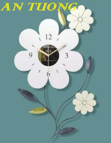  Đồng hồ treo tường trang trí phòng khách đẹp 037 