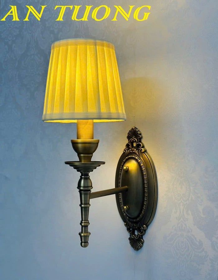 Đèn tường cổ điển gắn tường trang trí phòng khách, phòng ngủ 0122