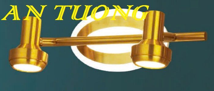 đèn soi tranh treo tường 2 bóng, đèn rọi tranh decor trang trí tranh ảnh treo tường 054