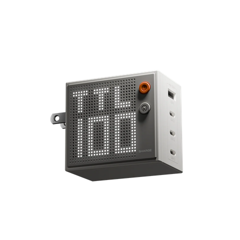 Củ sạc Sharge - Pixel charger 140W/ 100W/ 67W , 3 Ports, Dot-Matrix Display)