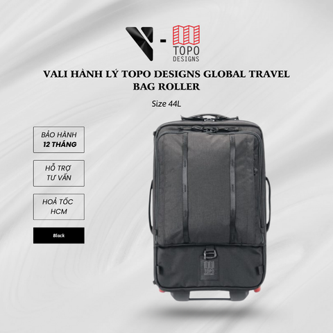 Vali hành lý TOPO DESIGNS (Corolado, USA) Global Travel Bag Roller