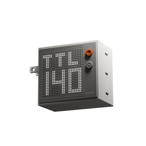 Củ sạc Sharge - Pixel charger 140W/ 100W/ 67W , 3 Ports, Dot-Matrix Display)