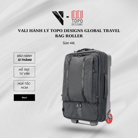 Vali hành lý TOPO DESIGNS (Corolado, USA) Global Travel Bag Roller