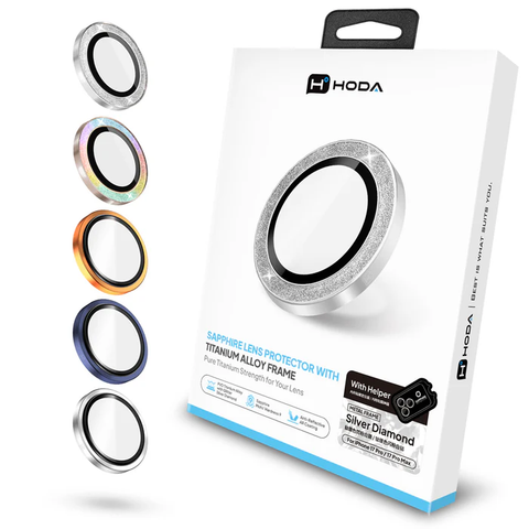 Ốp viền kính Camera Hoda Sapphire NEW VERSION iPhone 17 Pro/ 17 Pro Max