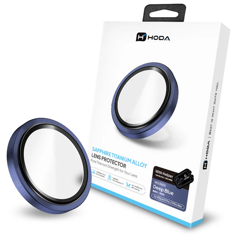 Ốp viền kính Camera Hoda Sapphire NEW VERSION iPhone 17 Pro/ 17 Pro Max