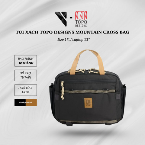 Túi xách TOPO DESIGNS (Corolado, USA) Mountain Cross Bag 17L/Laptop 13″