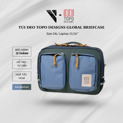Túi đeo TOPO DESIGNS (Corolado, USA) Global Briefcase 14L/Laptop 15/16