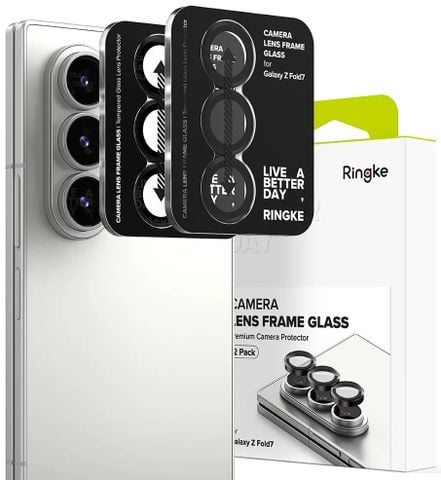 Combo 2 dán camera Samsung Galaxy Z Fold 7 RingKe
